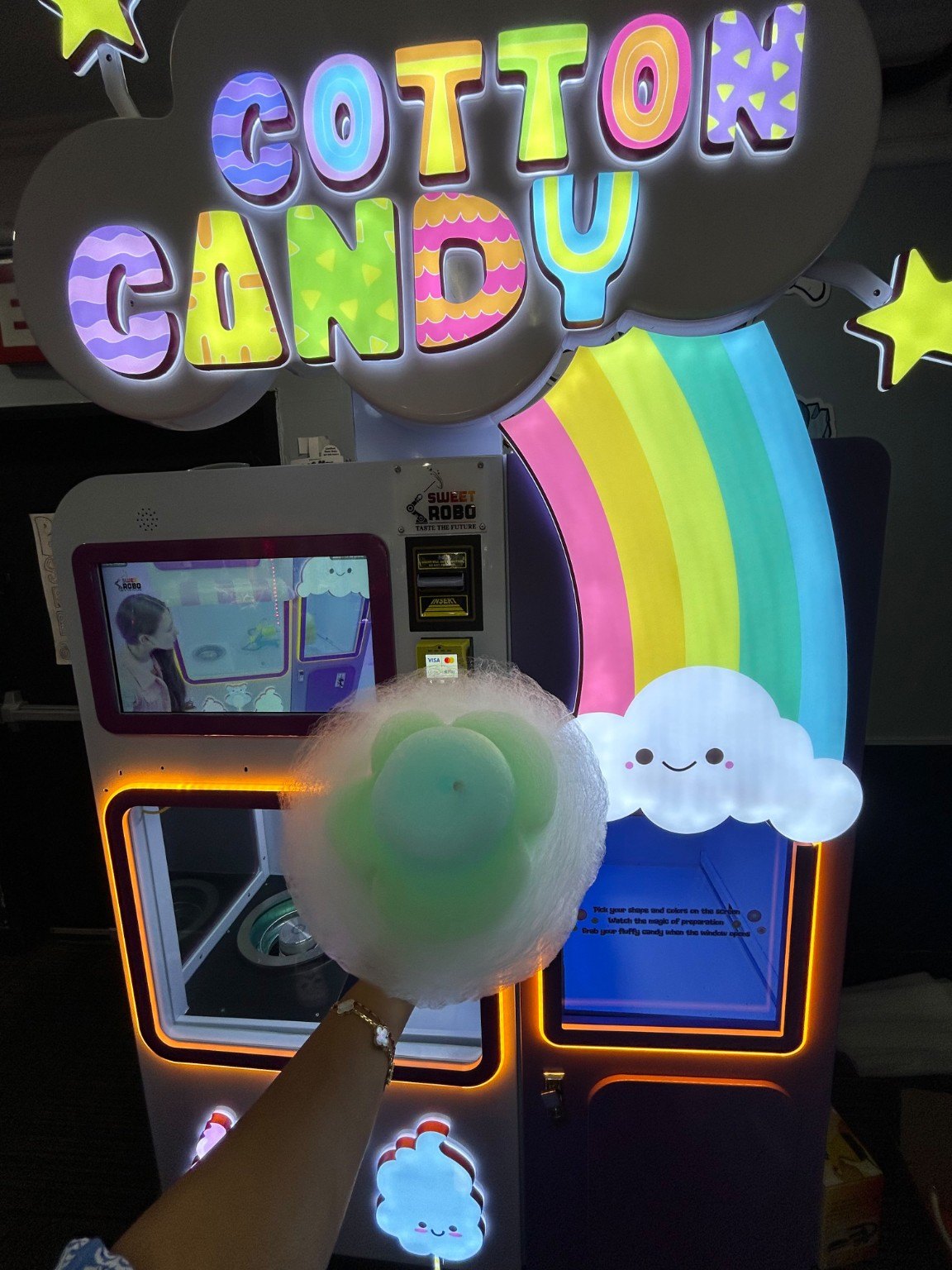 Spin The Sweet automated cotton candy experience